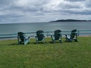 View of the lawn looking at Middle Head